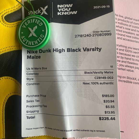 Nike Dunk High “Iowa” - Picture 7 of 7